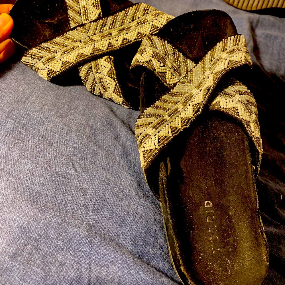 Torrid Beaded sandal ☀️